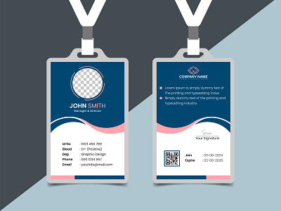 Corporate business identity card design