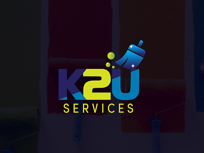 K2U SERVICES logo brand renovation