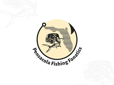 Pensacola Fishing Fanatics Logo Project brand identity branding design fanatics fish fishing fishing logo illustration illustrator logo logo brand logo design pensocola vector