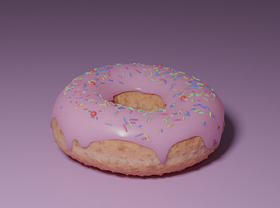 3d donut 3d illustration