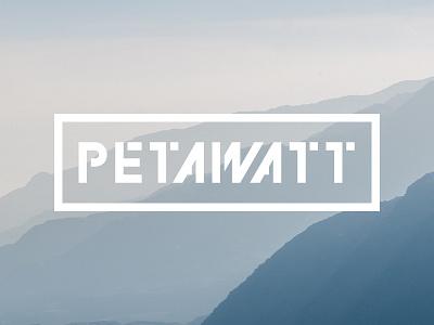 PETAWATT Rebranding Concept branding concept