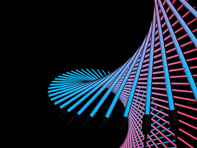 Project 29 (N): NEON #1 29 3d c4d line neon render