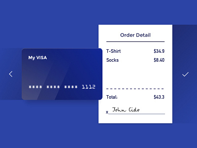 Daily UI #002 Credit Card Checkout