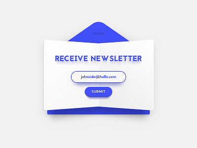 Daily UI #016 Pop Up / Overlay 016 dailyui letter newsletter overlay pop signup up web