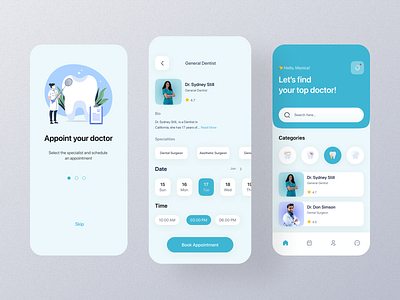 Appoint your doctor design doctorapp graphic design mobileapp ui uiuxdesign ux webdesign