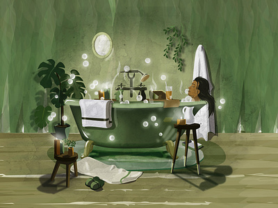 joyssee bath illustration