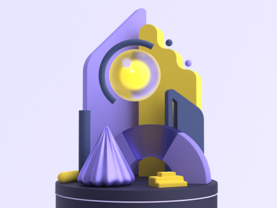 3D abstract illustration