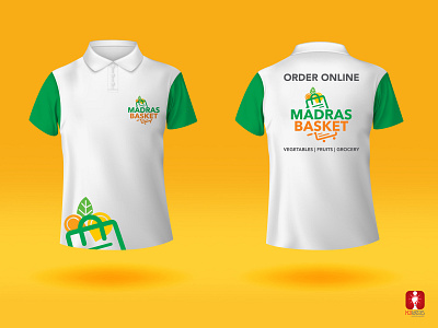Madras Basket Tshirt branding branding design design graphicdesign illustration mockups package design tshirtdesign