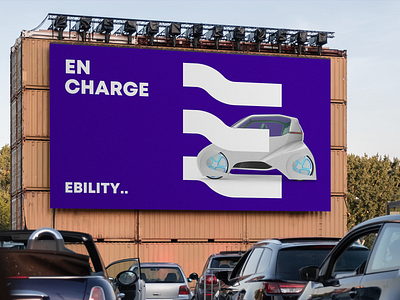 Ebility outdoor ad billboard campaign design electric car ev outdoor product design