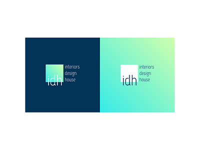 IDH logo color options architecture brand color palette design logo