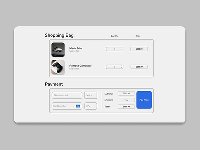 DailyUi 002 - Checkout