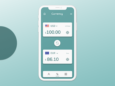 DailyUi 004 - Currency Calculator