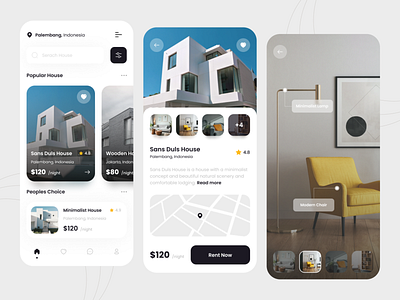 House Rent App holiday hotel hotelapp house houseapp mobileapp mobiledesign staycation travel traveling uidesign uiux uxdesign