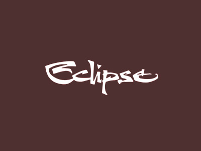 Eclipse calligraphy logotype