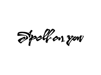 Spell On You calligraphy logotype