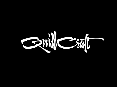 Quillcraft calligraphy logotype