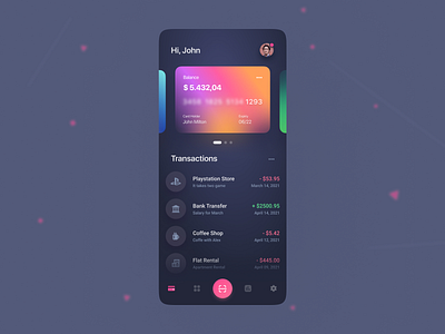 Finance Planning App by Alexander Kontsevoy on Dribbble