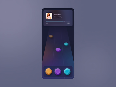 Music Game Application android app animation app screen app screen design game application ios app listening mobile app design mobile ui mobileapp mobileui music music game ui ux