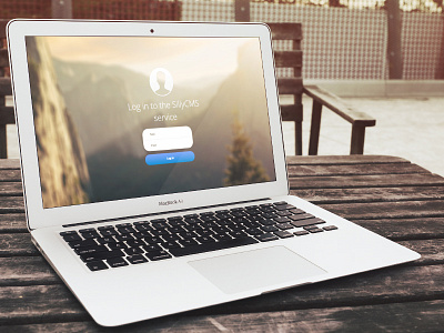 SillyCMS | Login | MCB button cms login macbook screen sillycms ux