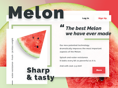 Melon | Landing Page | Cards