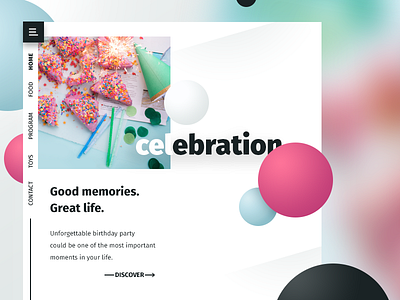 Celebration | Landing Page