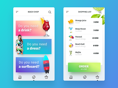 Beach Shop | Mobile App