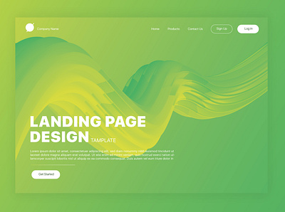 landig page design design illustration ui ux vector web website