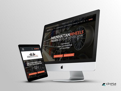 Webdesign for a german wheel manufacturer design homepage homepage design screendesign search engine optimization seo web design webdesign website website design