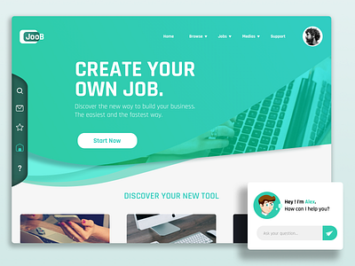 Joob Landing Page