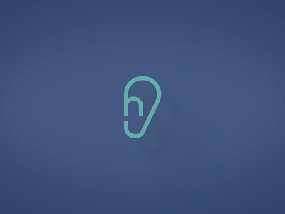 Hearwell Brand animation branding healthcare logo logomark