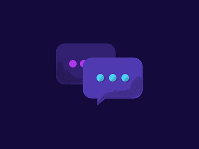 Tychon Consultation Icon animation chat consultation icon illustration message