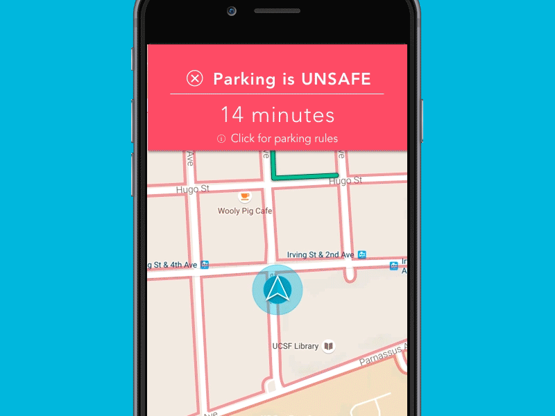 Parking App Search search iphone parking mobile animation
