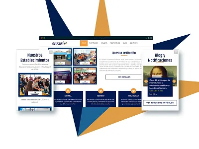 Professional WordPress Website: Centro Educacional Altazor. elemento pro elementor web web develpment website website design website development websitedesign wordpress