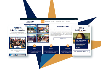 Professional WordPress Website: Centro Educacional Altazor.