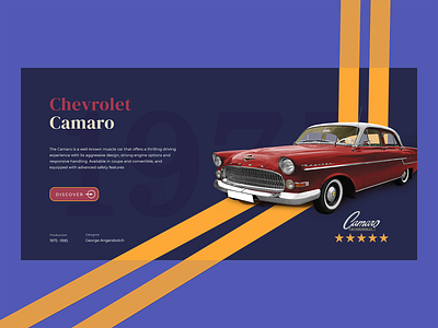 Classic Car Banner Design I Website Banner banner banner design car banner design classic car classic car banner design graphic design illustration logo visual design