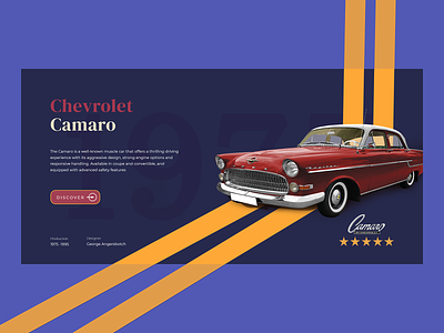 Classic Car Banner Design I Website Banner
