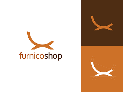 Furnicoshop - Minimalist Logo Design branding design furniture furniture logo furniture shop graphic design illustration logo logodesign visual design