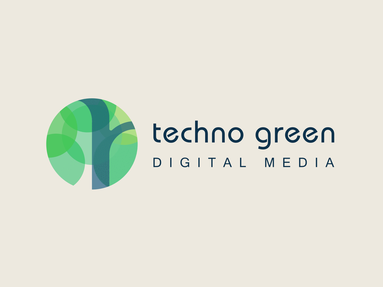 Techno Green - Digital Media Company I Minimalist Logo Design branding design digital media digital media company graphic design illustration logo