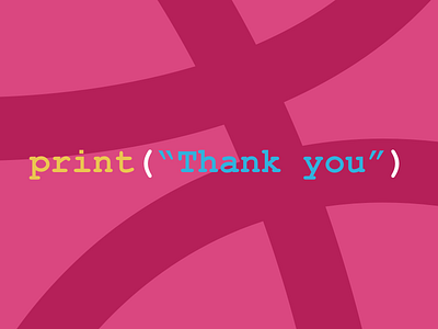 Thank you! debut dribbble first shot thank you