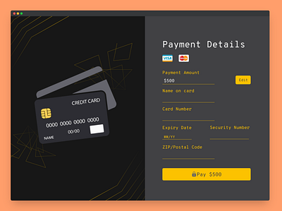 Credit Card for daily UI challenge