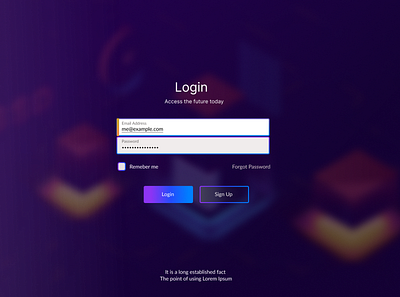 Login Page figma figmadesign ui ui design