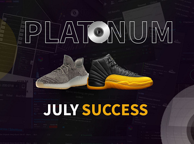 Success poster for Platinum. adobe illustrator brand identity design photoshop poster design