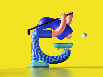 Letter G 36daysoftype 36daysoftypea 3d characterdesign design illustration letter typography