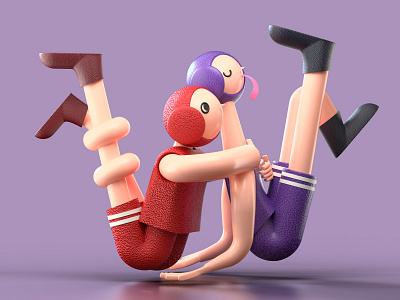 Letter W 36daysoftype 36daysoftypea 3d characterdesign illustration letter typography wrestling