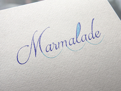 Marmalade Logo Design branding design logo script