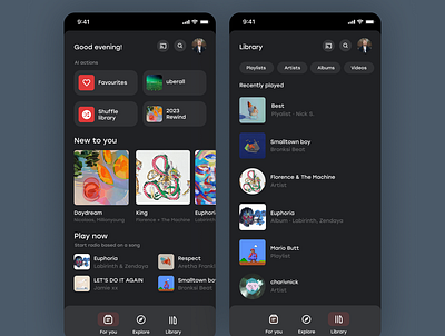 YouTube Music Redesign by charivnick app apple branding design flat fresh google graphic design illustration ios logo music redesign typography ui ux vector youtube