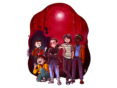 Stranger Things Gang