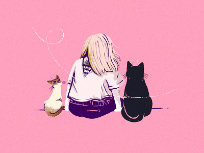 With cats