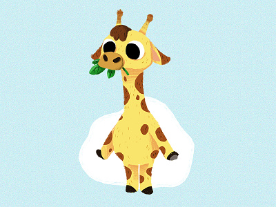 Giraffe cute giraffe illustration
