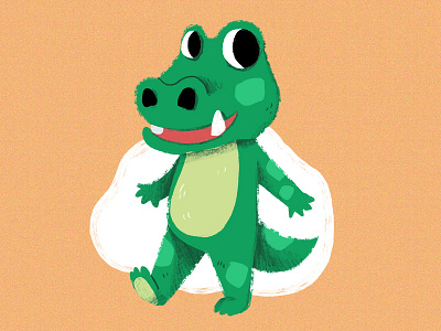 Crocodile crocodile cute illustration